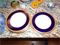 Lot of Syracuse Queen Ann plates