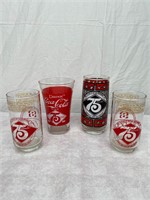 Lot of Vtg Coca-Cola 75th Anniversary Glasses