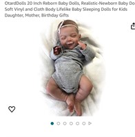 OtardDolls 20 Inch Reborn Baby Dolls