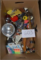 Box lot of tools, hammer, Wrenches, Plyers,