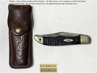 Case Pocket Knife w/Leather Sheath