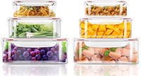 KICHLY 12pc BPA-Free Food Storage Set