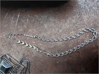 silver toned necklace