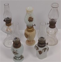 Vtg Small Glass Oil Lamp-Various Size/Style
