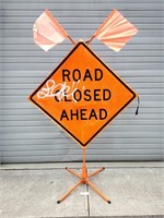 Road Closed Construction Sign with Stand (No Ship)