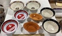 Ceramic & plastic bowls