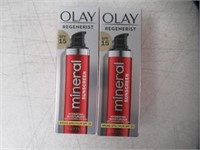 (2) "As Is" Olay Regenerist Mineral Sunscreen Face