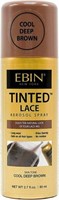 (2) Ebin New York Tinted Lace Aerosol Spray, 80ml,