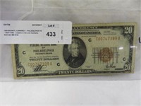 1929 $20 NOTE