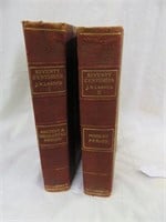 (2) 1905 LEATHER BOUND BOOKS