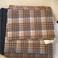 LOT OF WORSTED WOOL FABRIC