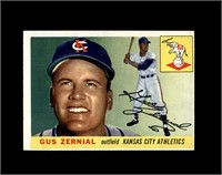 1955 Topps #110 Gus Zernial EX to EX-MT+