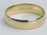 3 Grams 10KT Gold Wedding Band / Ring