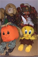 stuffed lot fall decor