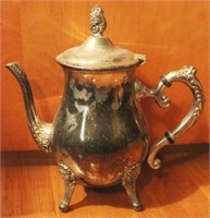 Silver Plated Teapot - 9" tall