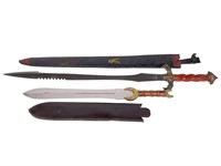 Frost Cutlery Decorative Swords w Scabbards