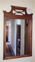 Vintage Wooden framed Wall mirror