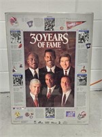 Buffalo Bills 30 Years of Fame Poster