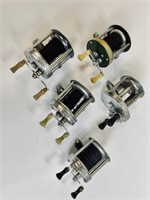 COLLECTION OF SHAKESPEARE BAIT CASTING REELS