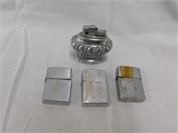 Metal Japan table lighter - 2 Zippo stainless