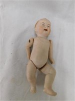 5 1/2" bisque jointed baby boy doll, Limbach