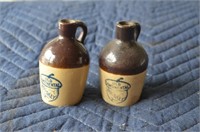 Lot of 2 Old Continental Whiskey Jugs