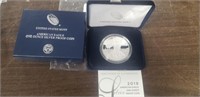 2019  PROOF SILVER EAGLE WITH PRESENTATION BOX