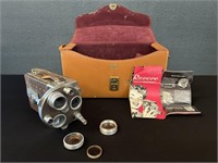 Vintage Revere 16 mm Magazine Camera in Case