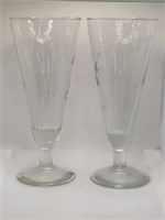 Pair of Princess House Heritage Crystal Cups