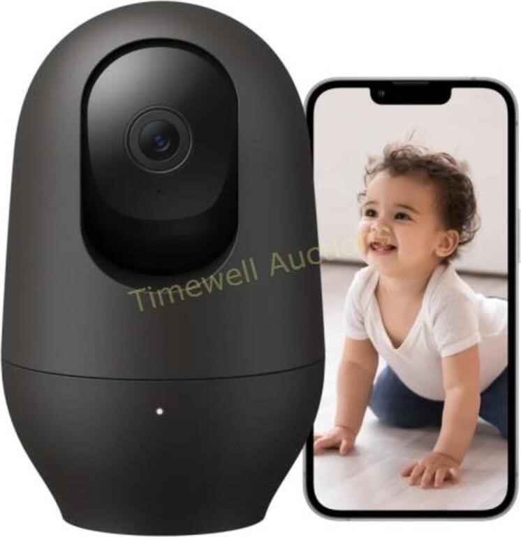 Nooie 2K Baby Monitor with Phone App  360 Pan