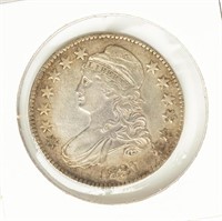 Coin 1831 Capped Bust Half Dollar-VF