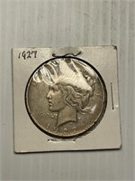 1927  Peace Silver Dollar