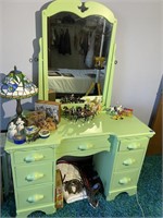 Painted Dresser with Mirror