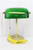 Vintage Underwriter's Banker's Brass Desk Lamp