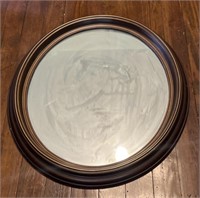 Bronze Toned Oval Mirror