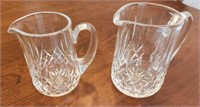 WATERFORD CRYSTAL PITCHERS LARGE 6IN