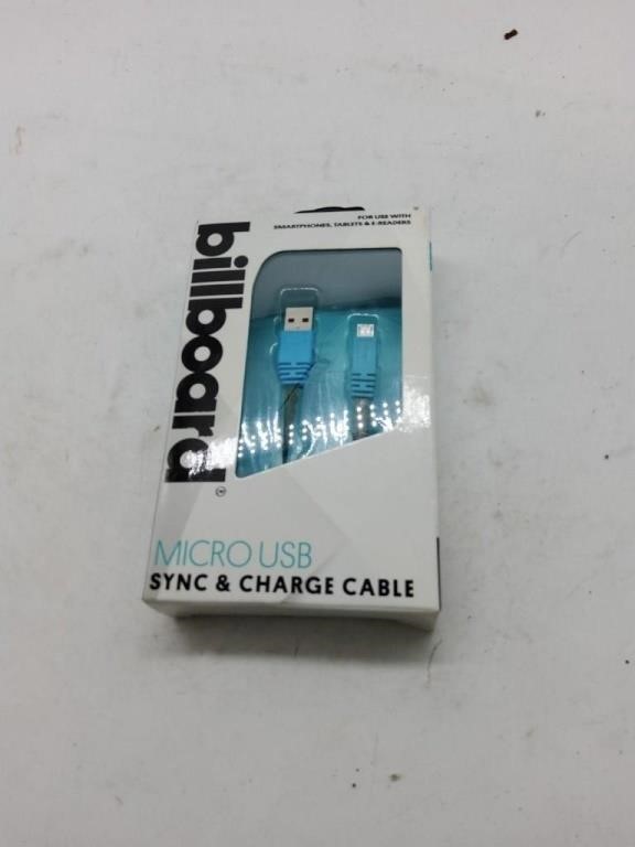 Billboard micro USB charge cable