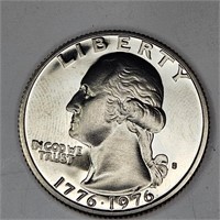 1976 Bicentennial Gem proof Washington Quarter