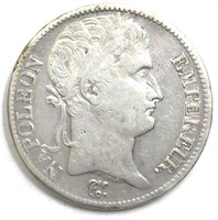 1811-L 5 Franc XF France NAPOLEON VERY RARE