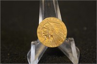 1908 $2.5 Pre-33 Gold Indian Head Coin