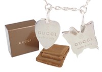 Gucci Heart & Butterfly Necklace