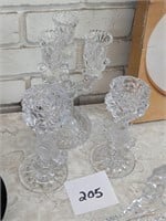 Hofbauer Crystal Candle Holders