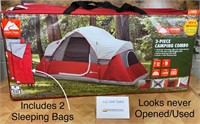 6 Person Tent Kit w. 2 Sleeping Bags