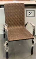 Stackable Woven Outdoor Arm Chair