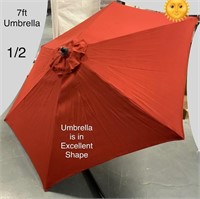 7' Patio Table Umbrella w. Carry Bag (2nd photo)
