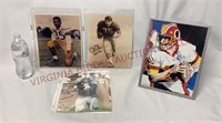 NFL Football Autographed Photos - 4 - See Desc