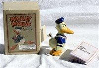 Retro Tin Donald Duck Wind Up Toy in Box
