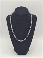 STERLING SILVER CHAIN - 18" LONG  - 13.28 GRAMS