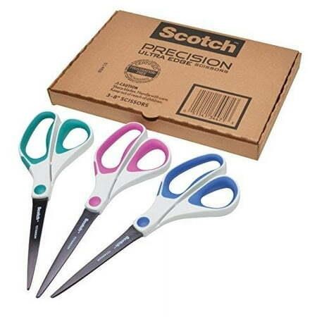 Scotch Precision Titanium Scissors  8  3-Pack