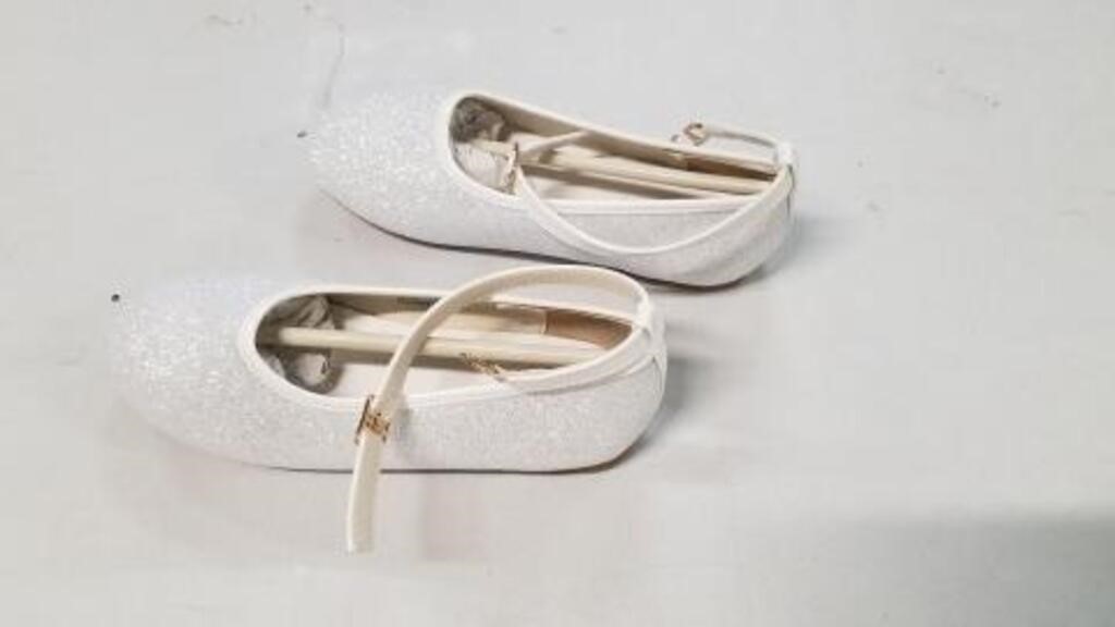 Silver Sparkle Shoes Sz 4